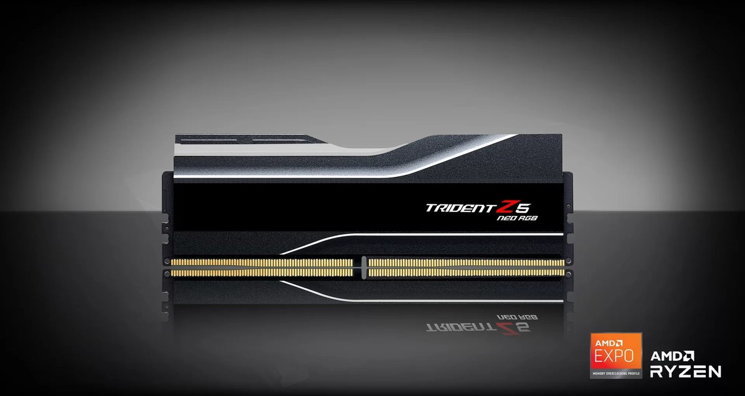 G.Skill Trident Z5 NEO RGB schwarz DIMM Kit 32GB, DDR5-6000