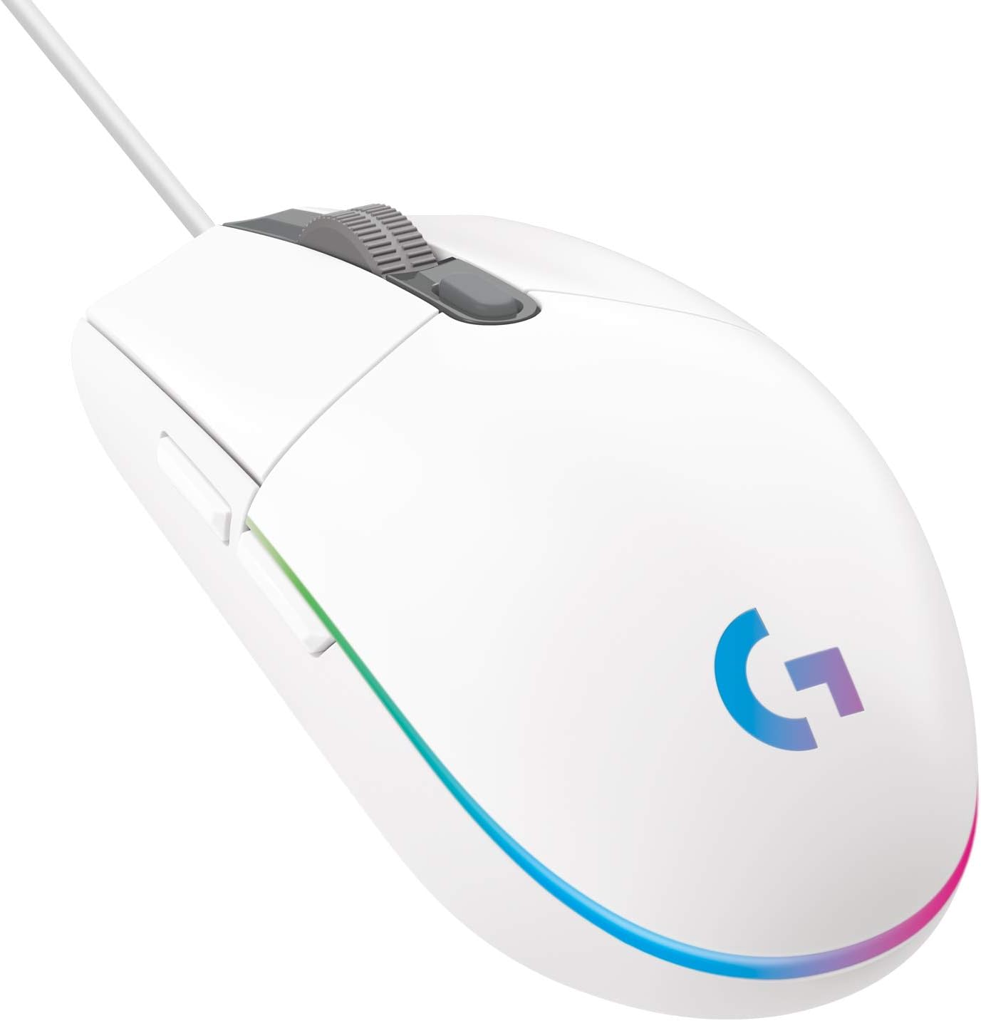 Logitech G203 Lightsync weiß, USB