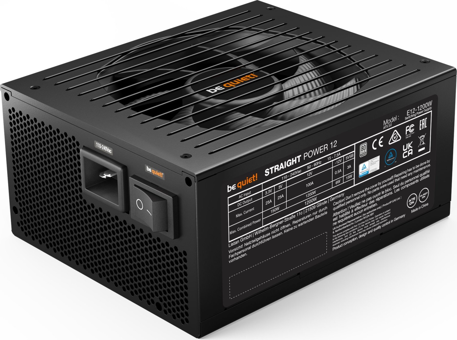 be quiet! Straight Power 12 1200W ATX 3.0 - BN339