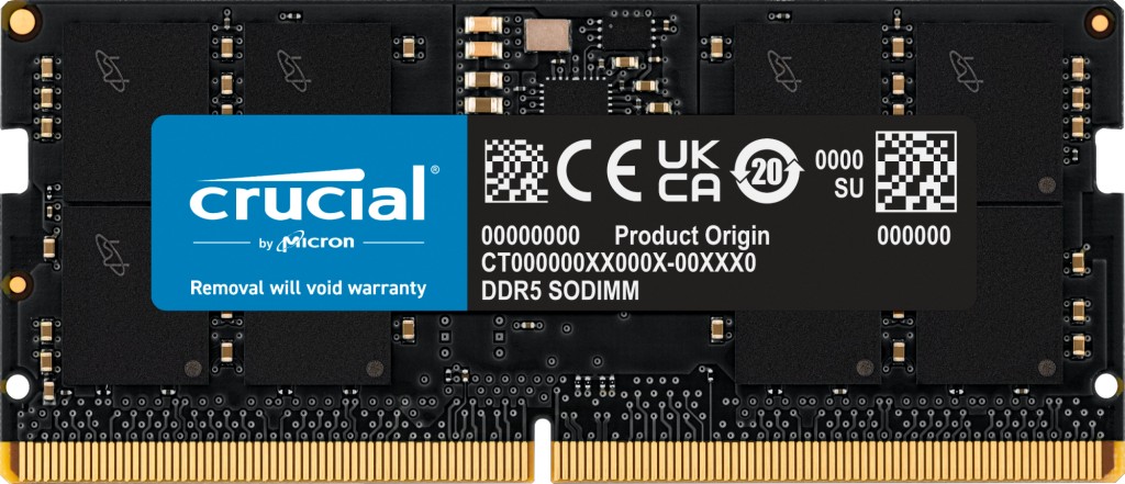 Crucial SO-DIMM 16GB, DDR5-4800 - CT16G48C40S5