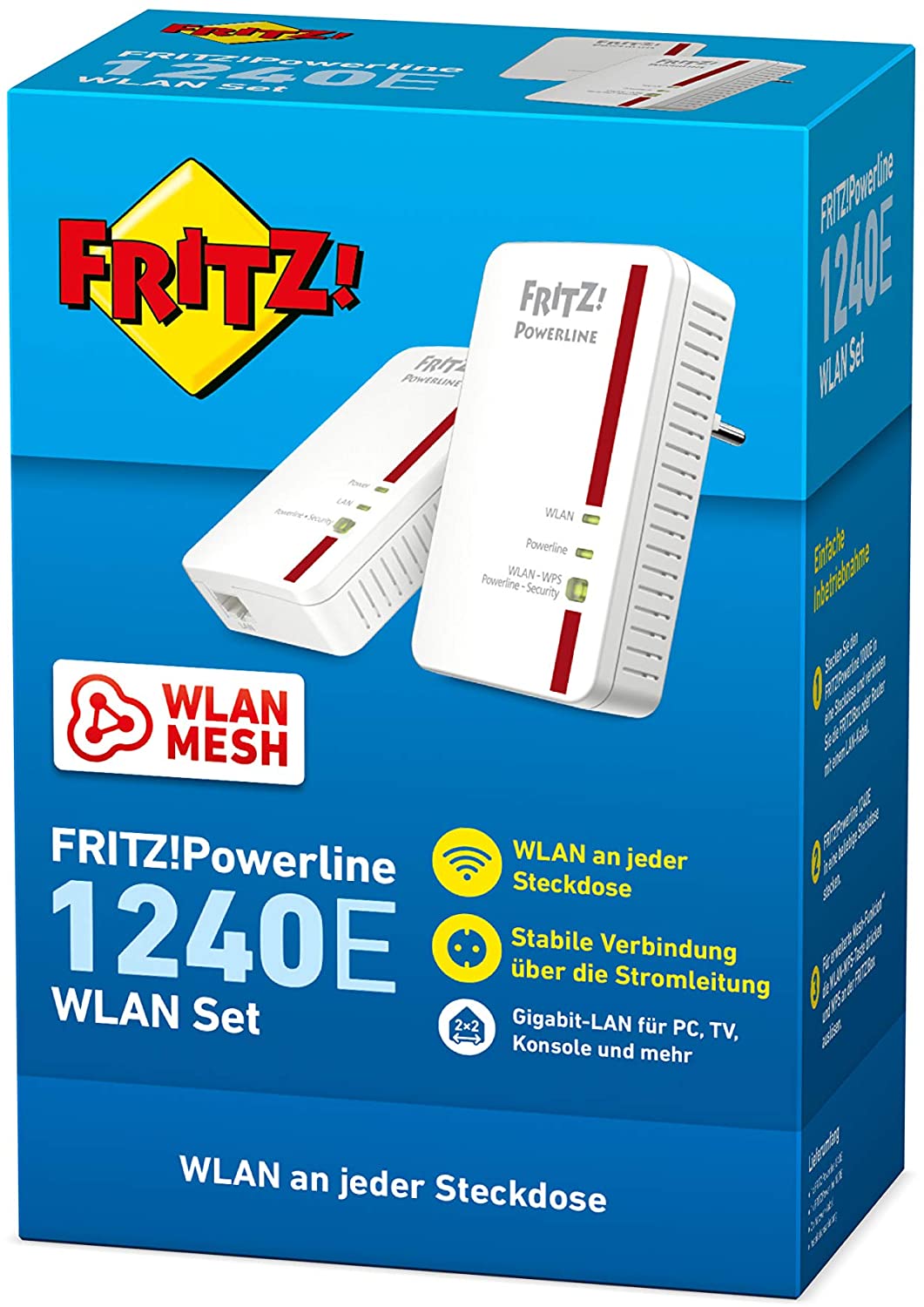 AVM FRITZ!Powerline 1240E Kit - 20002745