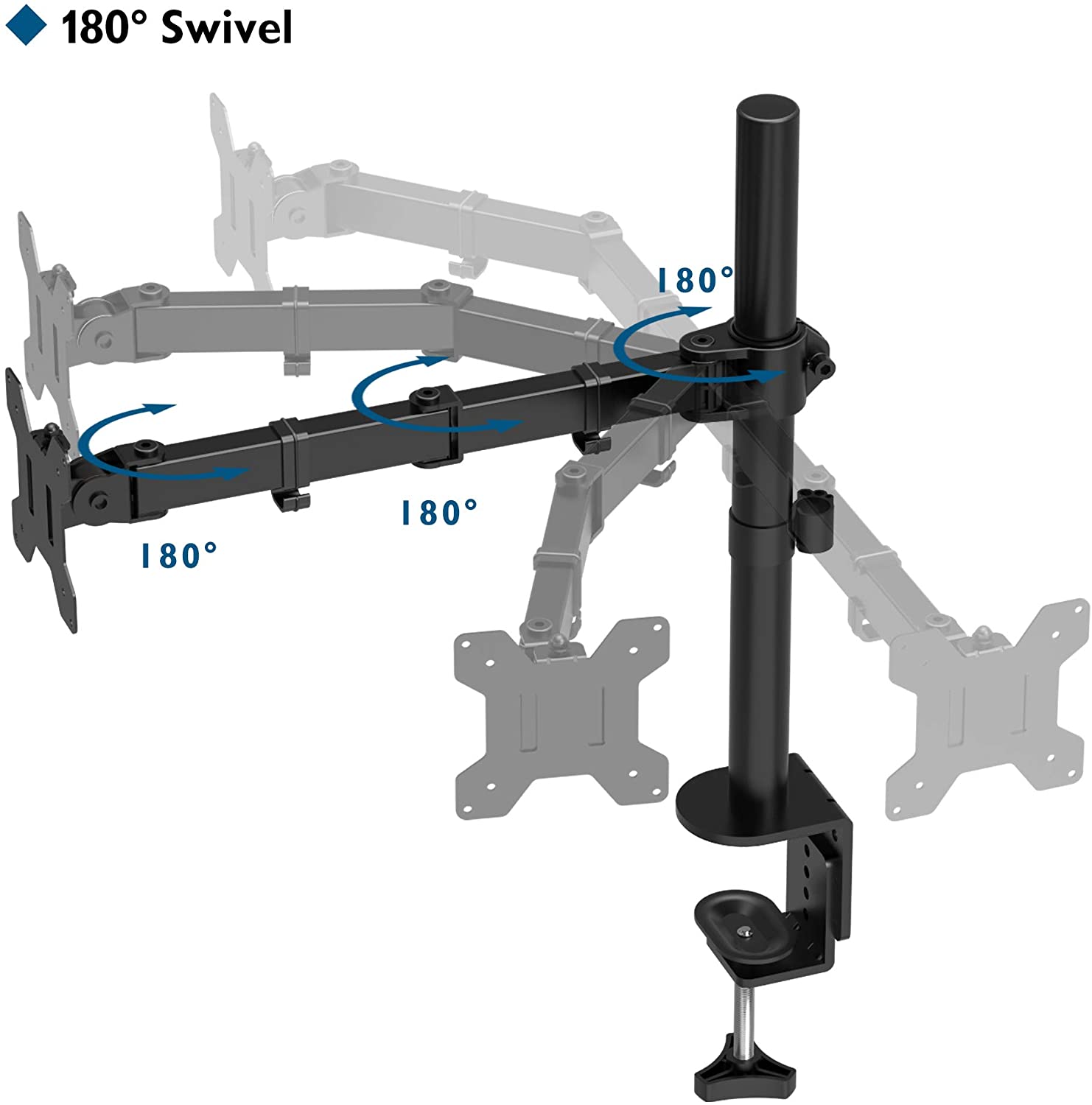 BONTEC Monitor Halterung Höhenverstellbar