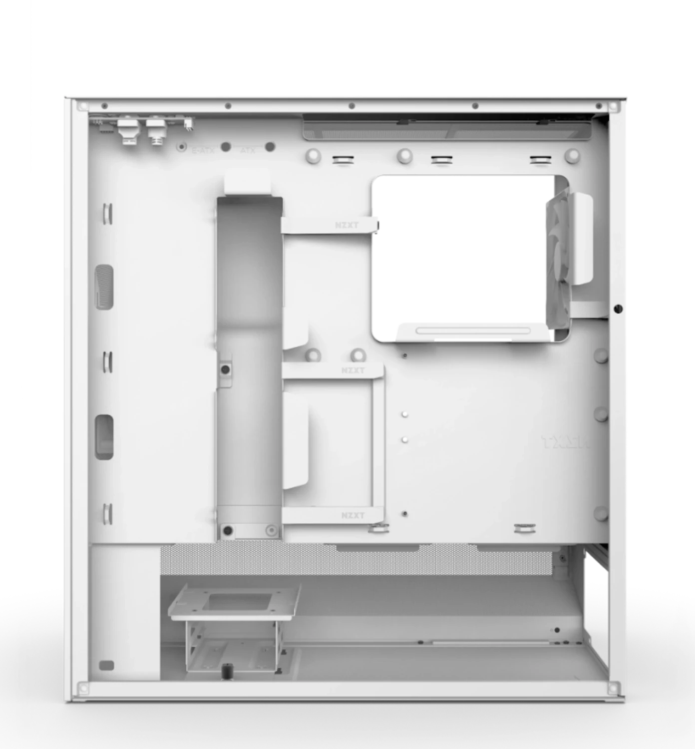 NZXT H5 Flow (2024), weiß, Glasfenster