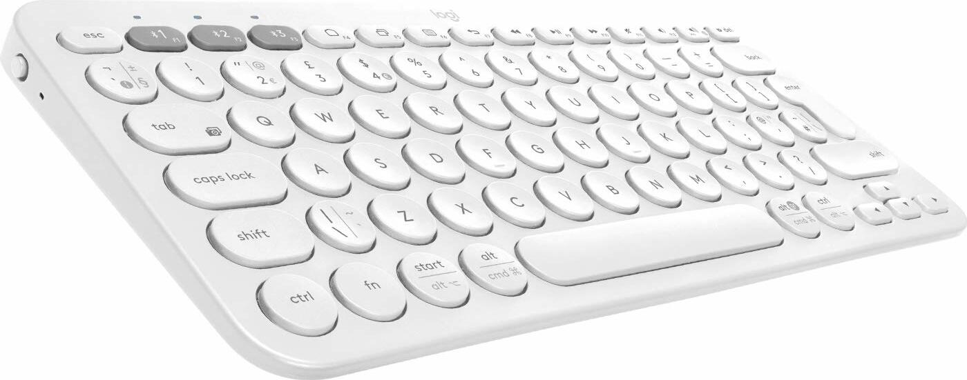 Logitech K380 Multi-Device Bluetooth Tastatur, weiß