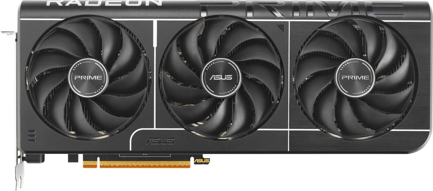ASUS Prime Radeon RX 9070 XT OC, PRIME-RX9070XT-O16G, 16GB GDDR6, HDMI, 3x DP