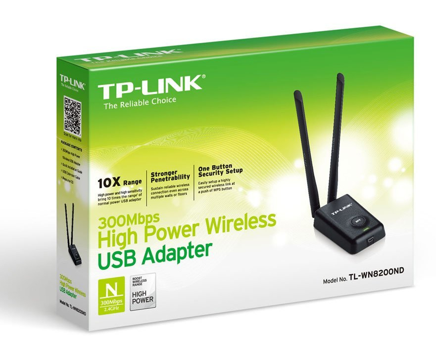 TP-Link TL-WN8200ND, 300Mbps, USB