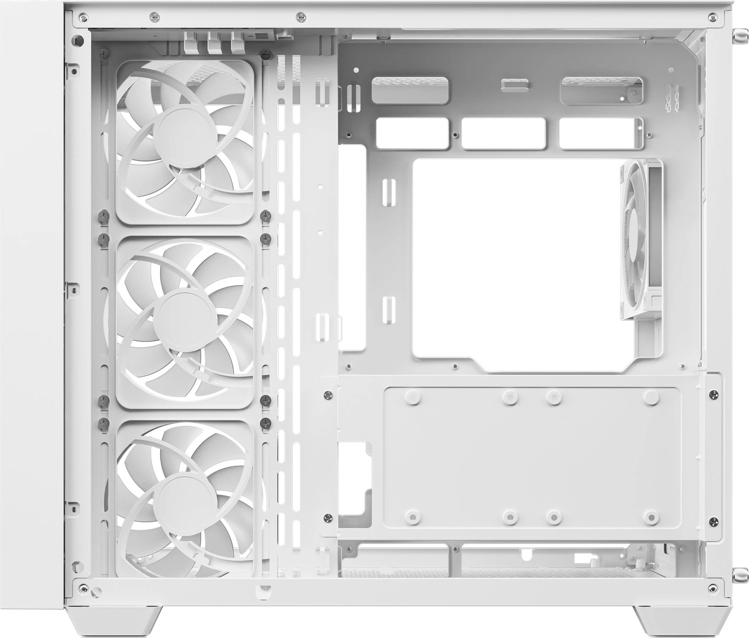 DeepCool CG530U 4F, weiß, Glasfenster