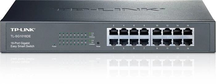 TP-Link TL-SG1016DE Desktop Gigabit Easy Smart Switch, 16x RJ-45