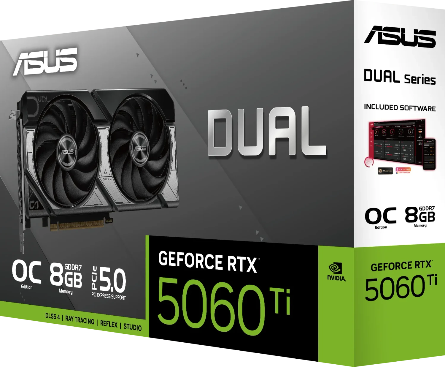 ASUS Dual GeForce RTX 5060 Ti OC Edition 8GB GDDR7