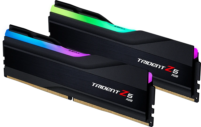 64GB G.Skill Trident Z5 RGB schwarz UDIMM Kit, DDR5-6000,XMP - F5-6000J3040G32GX2-TZ5RK