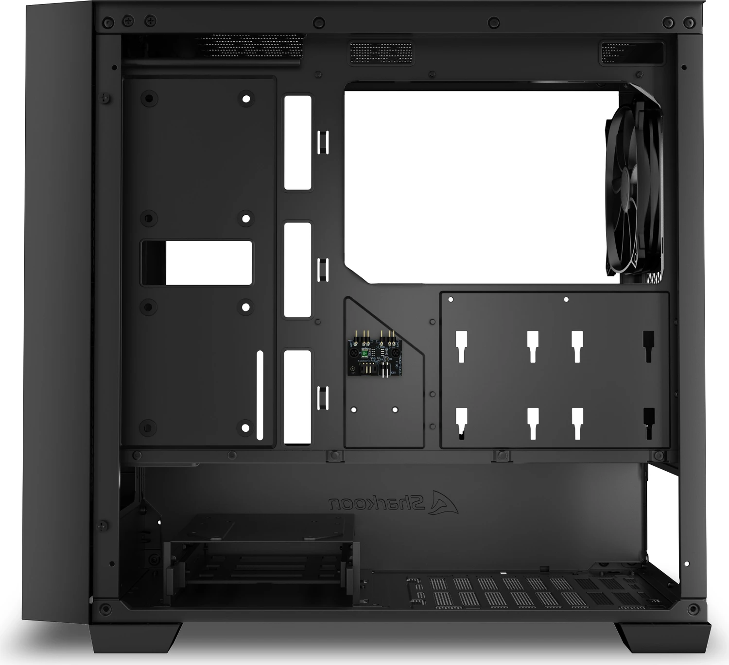 Sharkoon J1000 ARGB │ Mini-Tower Gehäuse │ Tempered Glass │ ARGB │ Schwarz