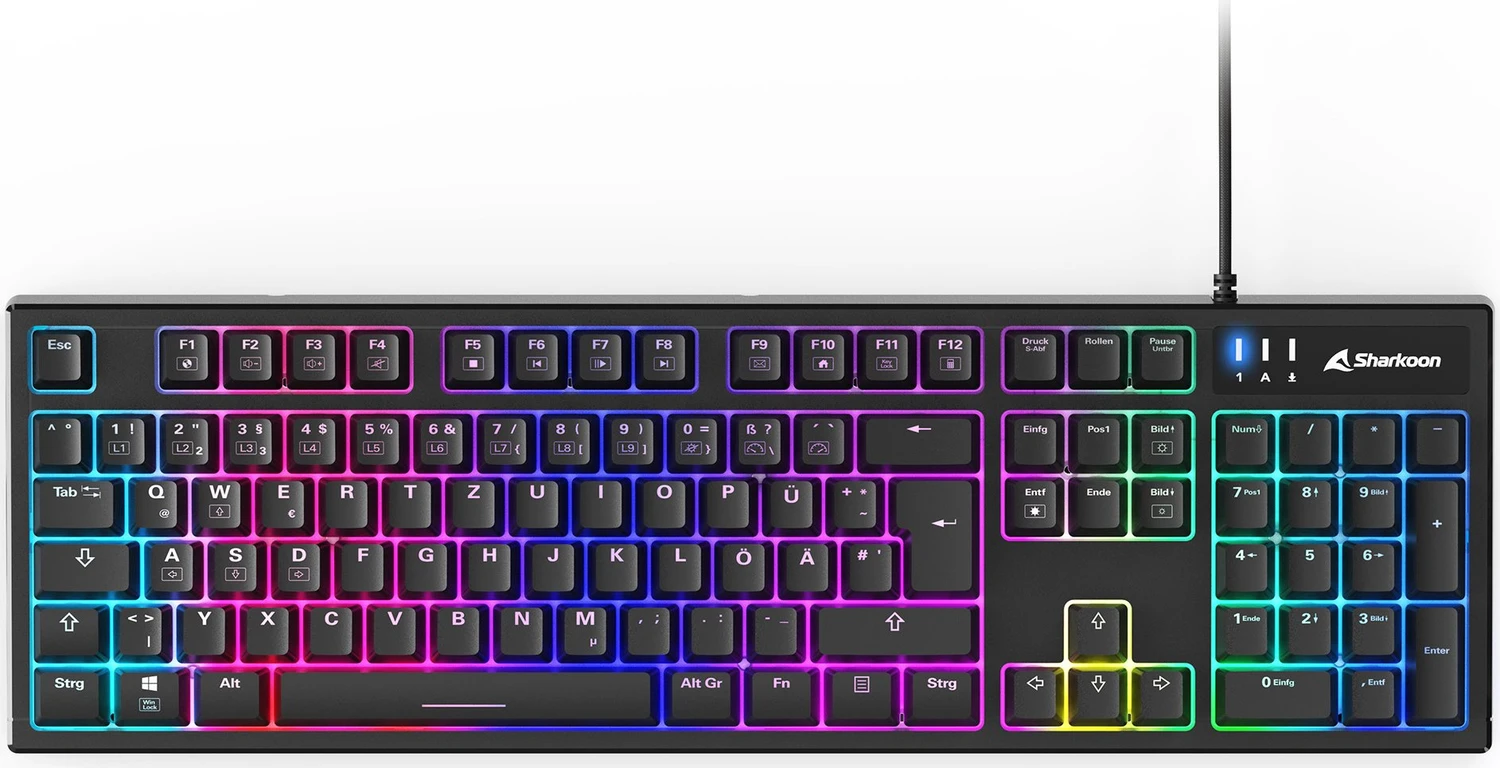 Sharkoon Skiller SGB15 Gaming Bundle, USB, DE
