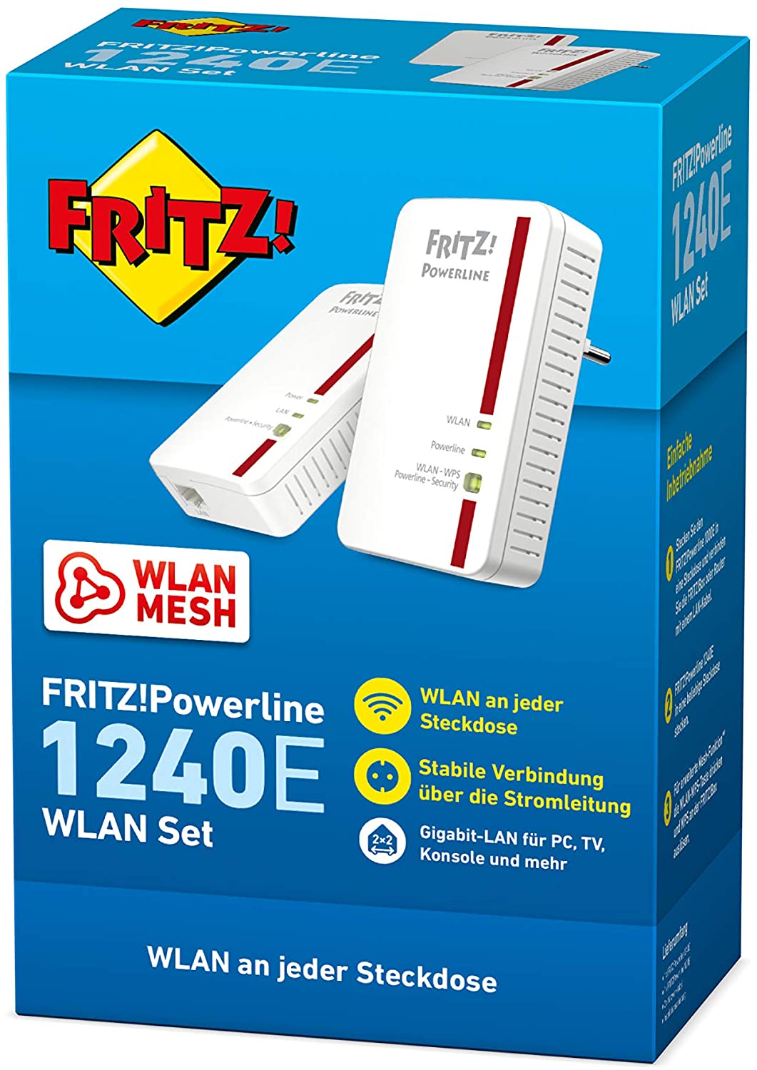 AVM FRITZ!Powerline 1240E Kit - 20002745