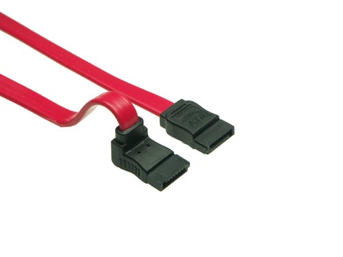 S-ATA Datenkabel - 100cm, gewinkelt