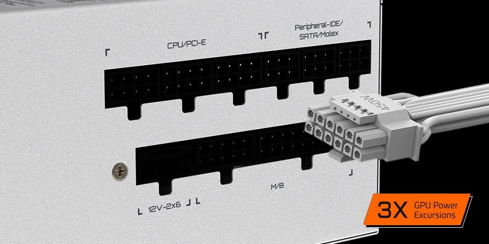 750W GIGABYTE UD750GM PG5 V2 ICE weiß ATX 3.1 - GP-UD750GM PG5 ICE