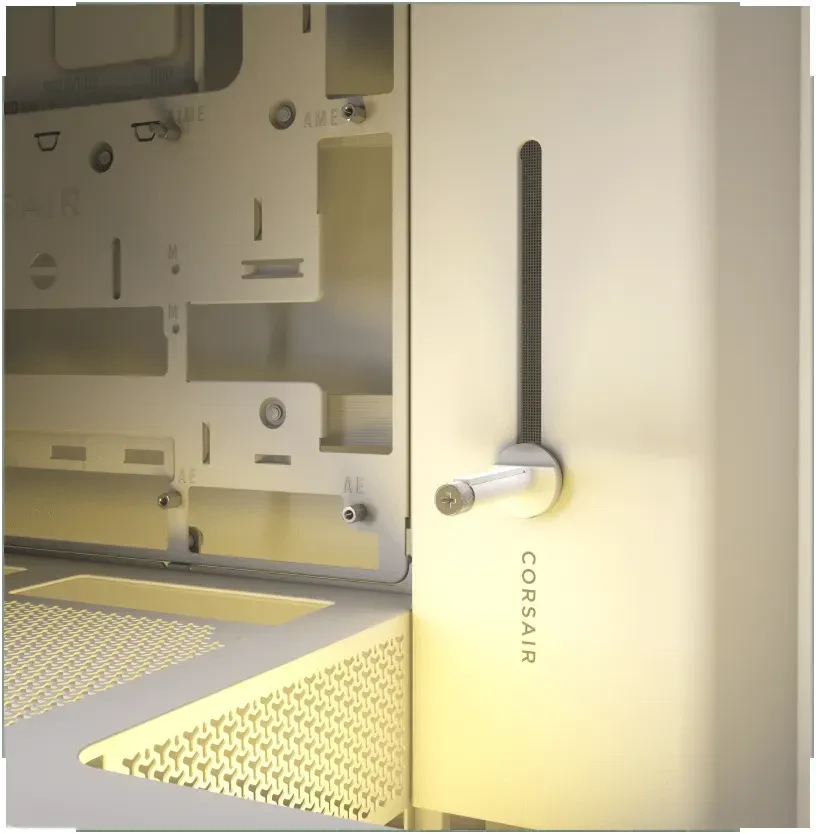 Corsair Frame 4000D RS ARGB, weiß, Glasfenster