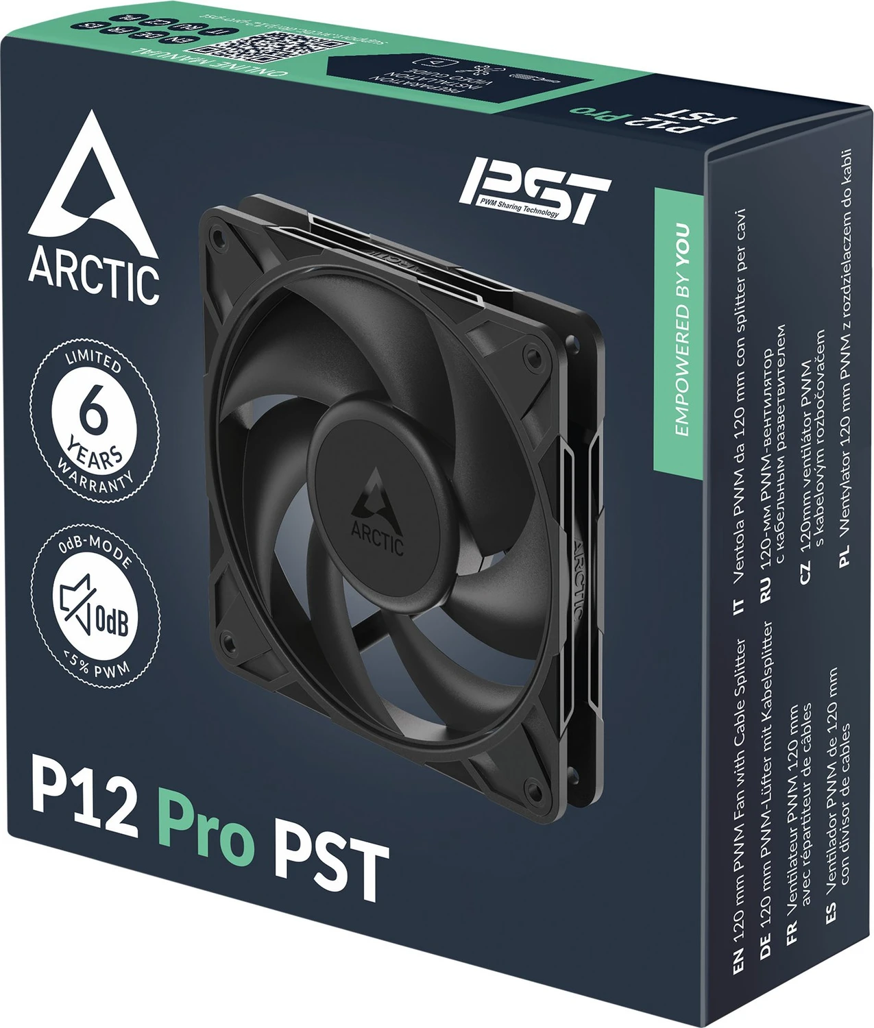 120mm Arctic P12 Pro PST, schwarz