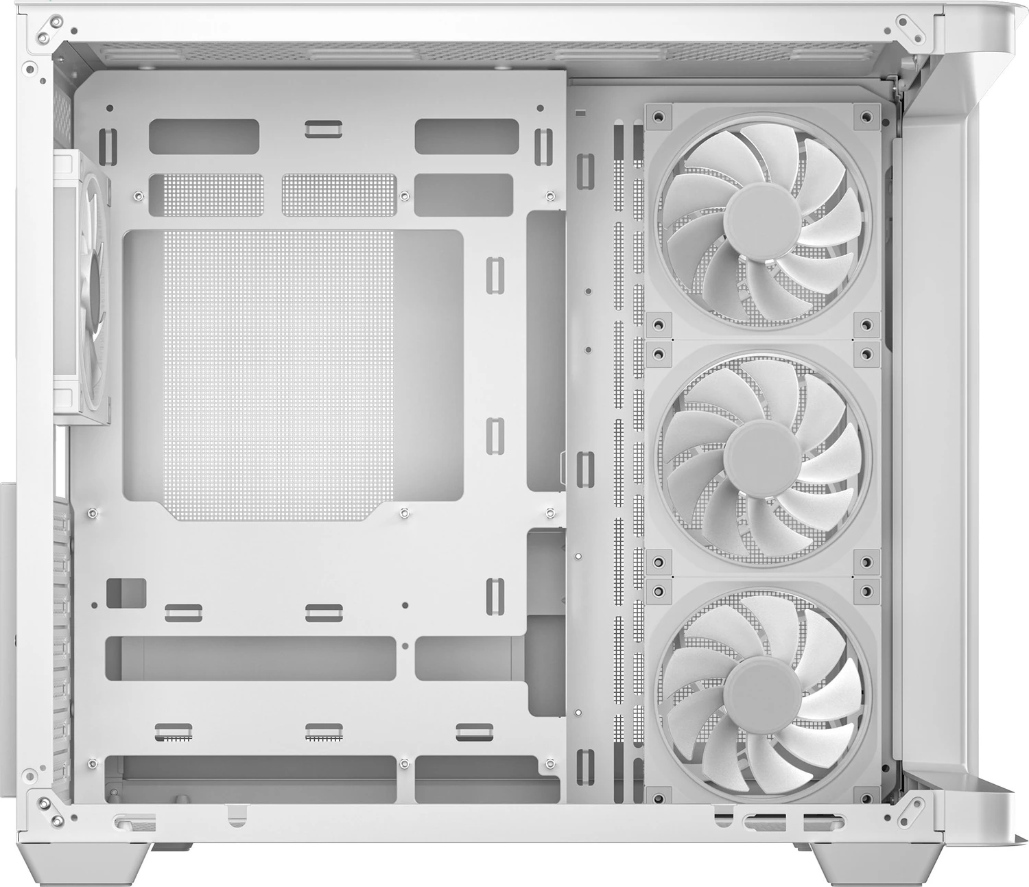 DeepCool CG530U 4F, weiß, Glasfenster