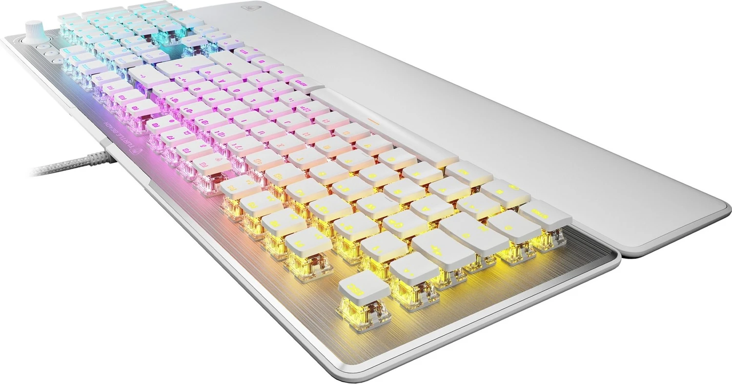 Turtle Beach Vulcan II, weiß, LEDs RGB, TITAN II RED, USB, DE