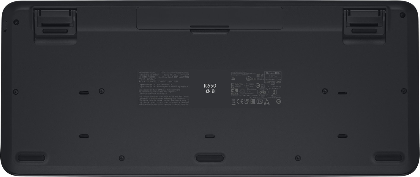 Logitech Signature K650 Comfort, Graphite, Logi Bolt, USB/Bluetooth, DE Logitech Signature K650 Comfort, Graphite, Logi Bolt, USB/Bluetooth, DE