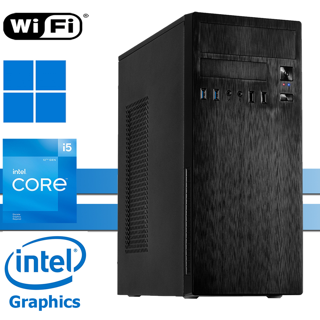 X-Power PC│Intel i5-12400│16GB RAM DDR4│2000GB SSD NVMe│1000GB HDD│WiFi│Windows 11 Pro