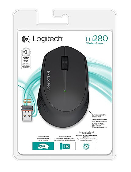 Logitech M280 Wireless Mouse schwarz