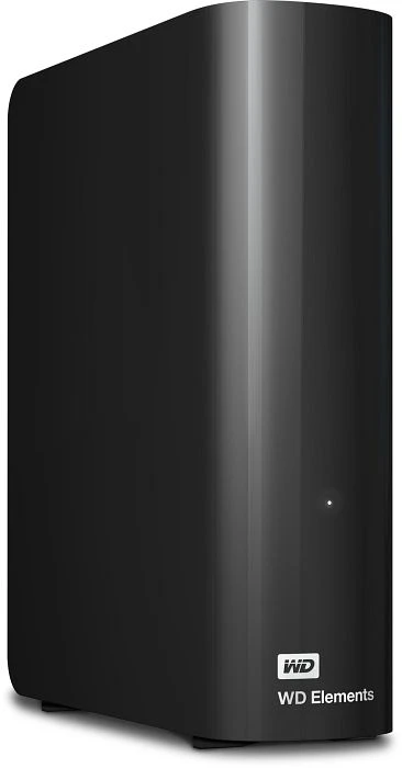 22TB, Western Digital WD Elements Desktop, schwarz, USB 3.0 Micro-B