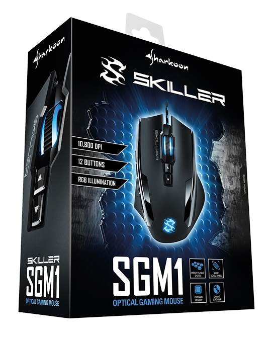 Sharkoon Skiller SGM1 Gaming Mouse, USB