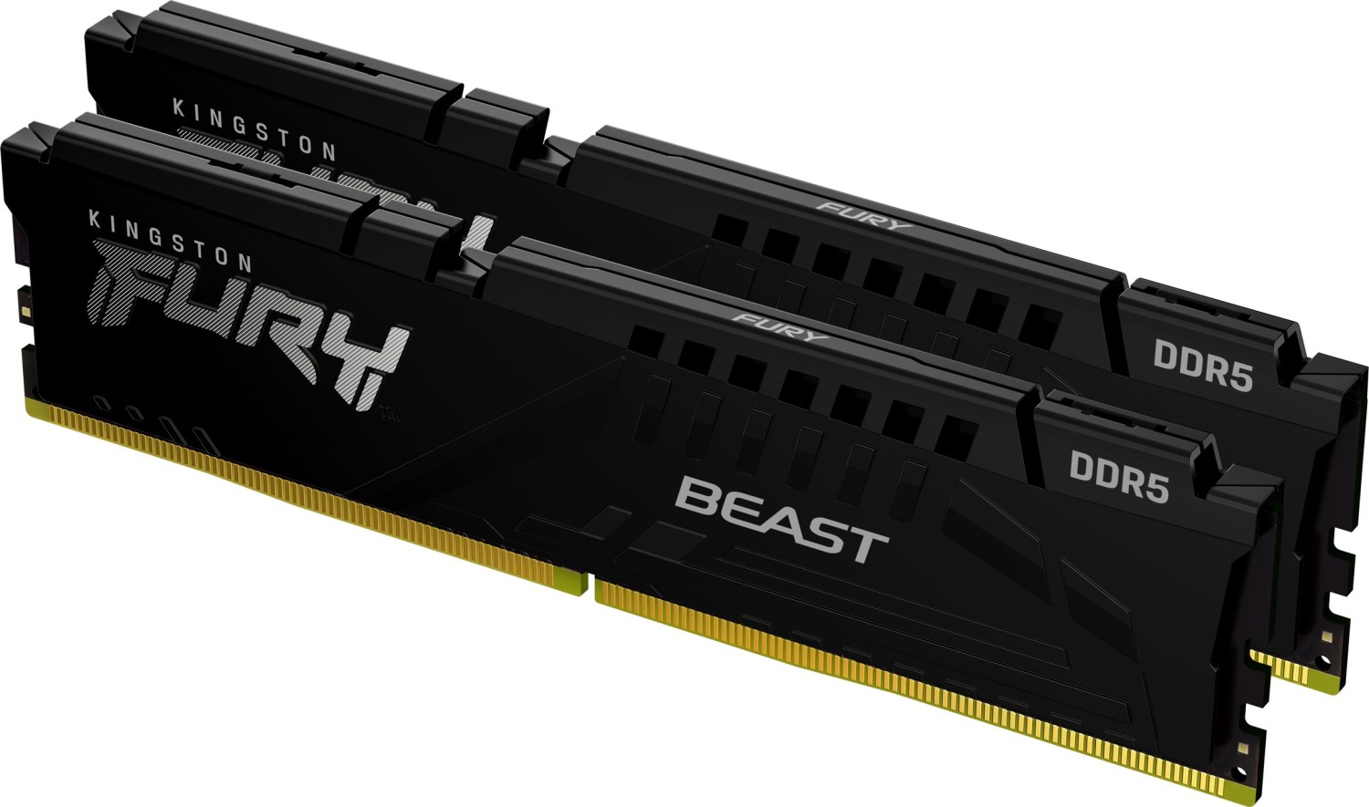 64GB Kingston FURY Beast schwarz DIMM Kit, DDR5-6000, XMP/EXPO - KF560C36BBEK2-64