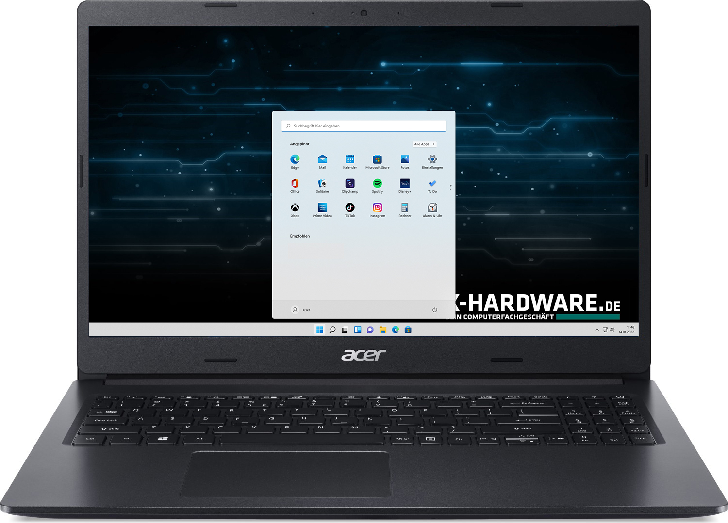 RP: Acer Extensa 15 EX215-22-R30K, Ryzen 3 3250U, 8GB DDR4, 256GB NVMe SSD, Windows 11 Professional