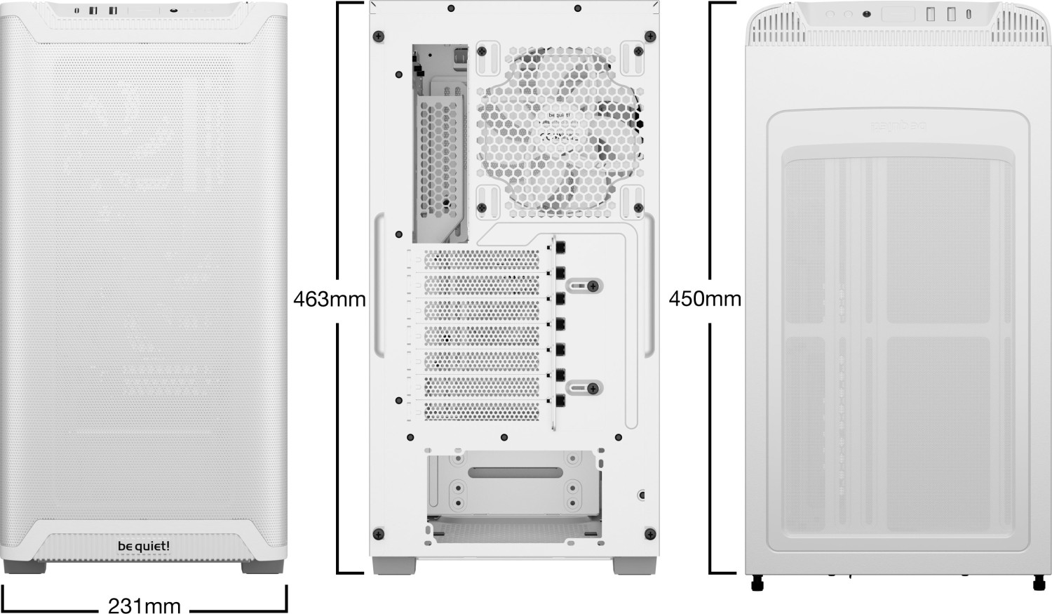 be quiet! Pure Base 501 Airflow White