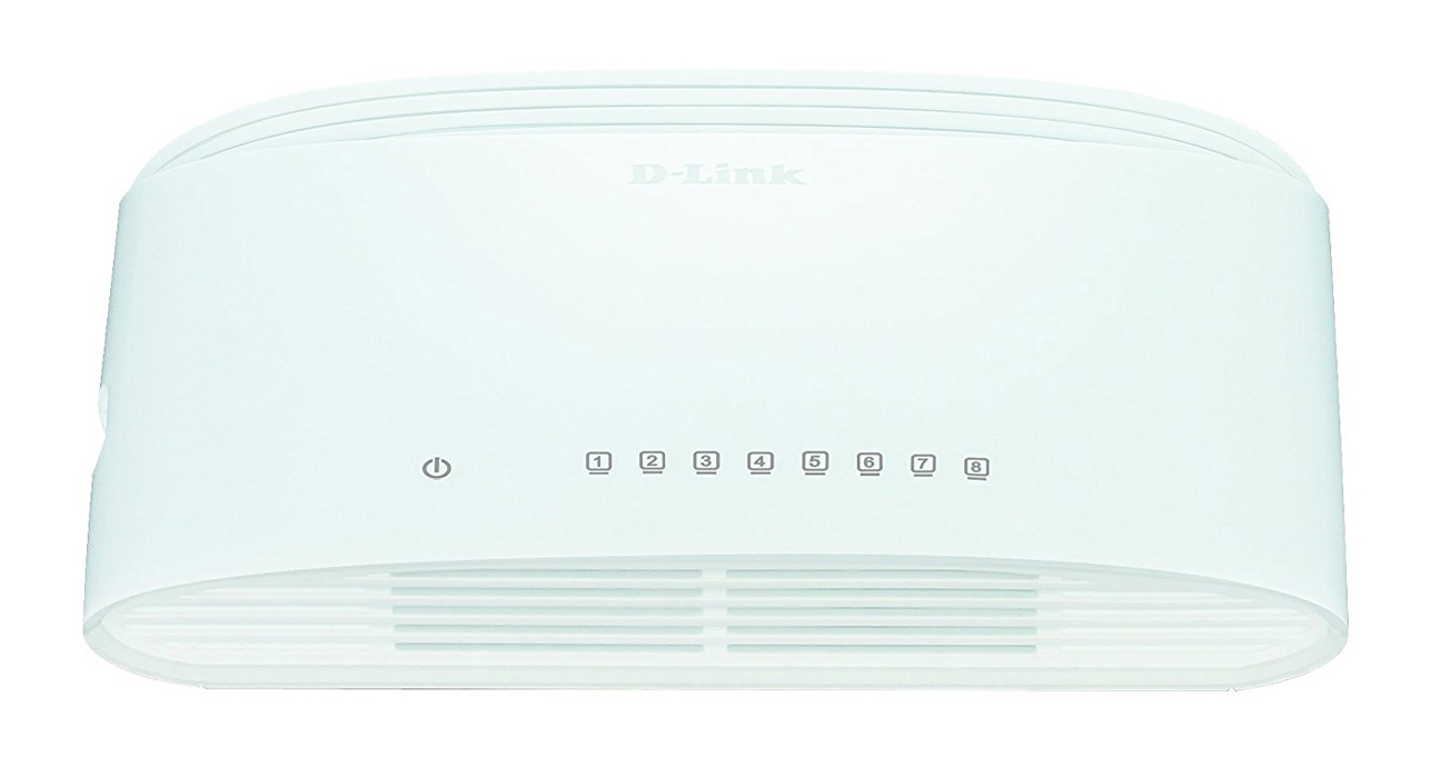 D-Link DGS-1000 Desktop Gigabit Switch, 8x RJ-45 - DGS-1008D